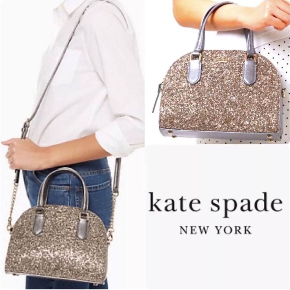 Kate Spade Glitter Mini Reiley Satchel - Picture 1 of 16